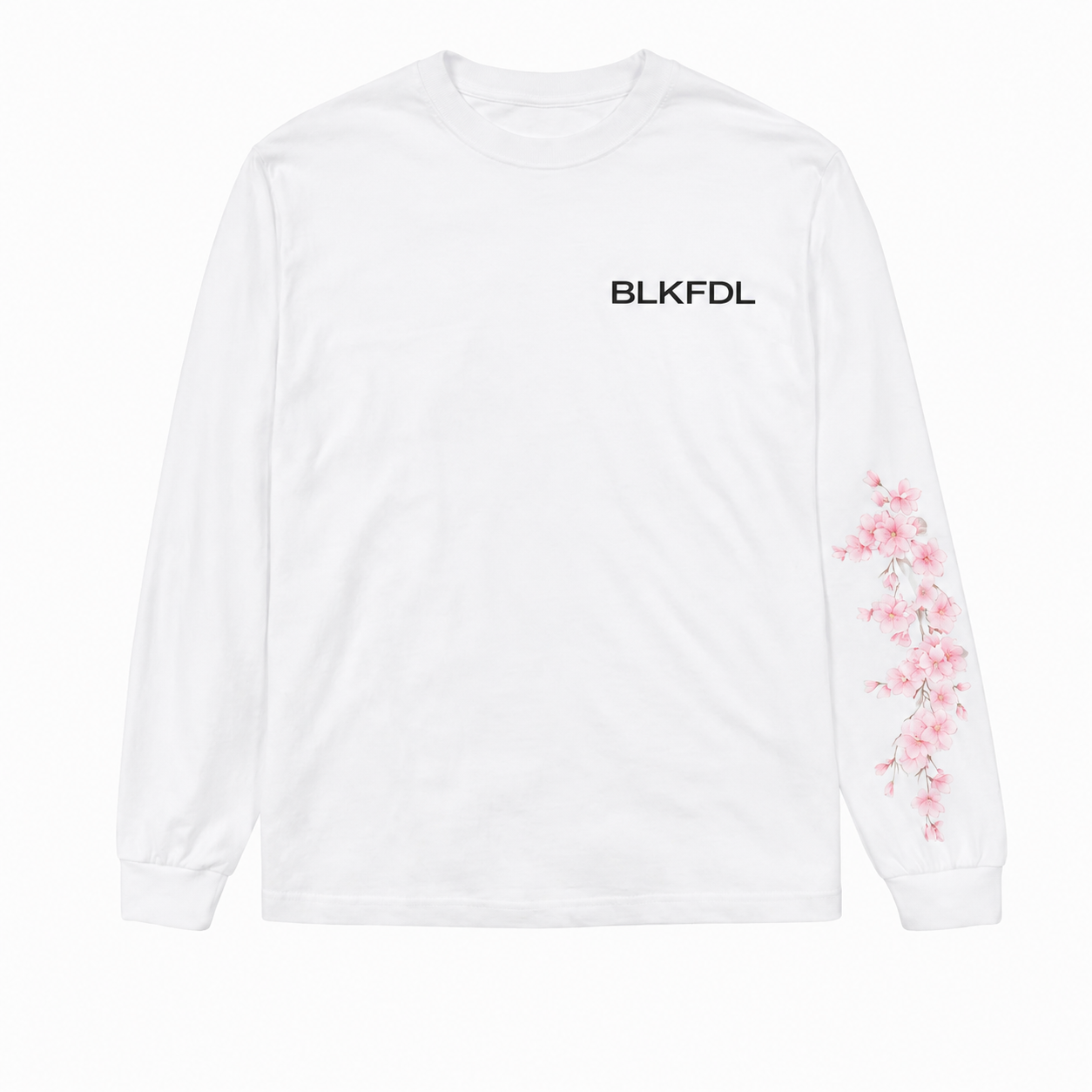 BLKFDL — Sakura Long Sleeve · White